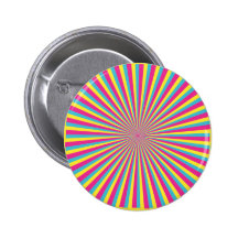 Hypnotic Sunshine Pinback Button