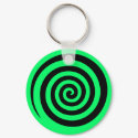 Hypnotic Swirl Keychain