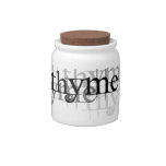 Hypnotic Vamp Writings Thyme Candy Jar
