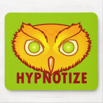 Hypnotize Owl Mousepad