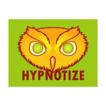 Hypnotize Owl Postcard
