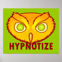 Hypnotize Owl Poster