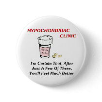 Hypochodriac Clinic buttons by FunnyFloridian Hypochodriac Clinic buttons