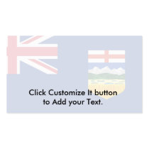 Hypotheical Alberta flag Business Card