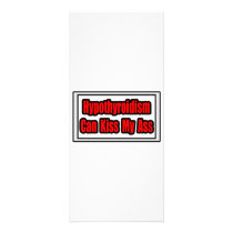 Hypothyroidism Can Kiss My Ass rack cards by Hypothyroidism Hypothyroidism Can Kiss My Ass rack cards