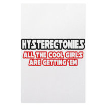 Hysterectomies...Cool Girls Customized Stationery