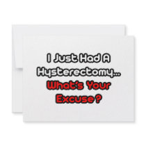 Hysterectomy...What's Your Excuse? Announcement