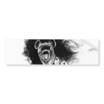 Hysterical Hyena Bumper Stickers