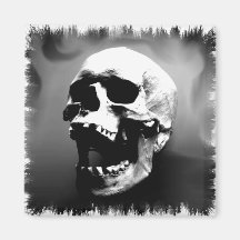 Hysteriskull Laughing Human Skull Refrigerator Magnet