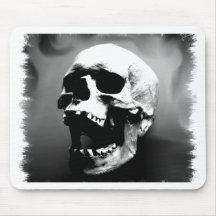 Hysteriskull Laughing Human Skull Mouse Pads