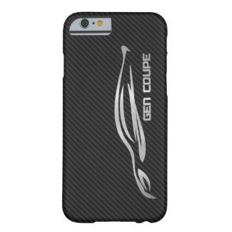 Hyundai Genesis Coupe - Silver on Faux Carbon iPhone 6 Case