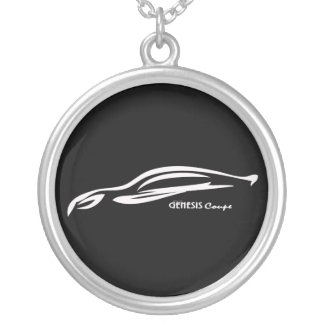 Hyundai GenesisWhite Silhouette necklace