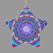 I0708BluGld.020607o Mandala Ornament ornaments