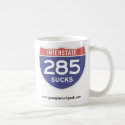 I285 SUCKS Coffee Cup mugs by georgiaroadgeek I285 SUCKS Coffee Cup mugs
