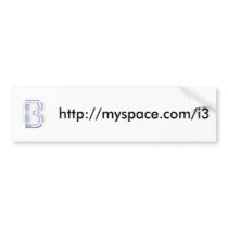 i3 EDM Bumper Sticker bumper stickers