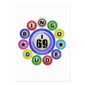 I69 Bingo Dude Business Card Template