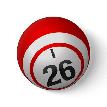 I 26 bingo button by UniversityOfBingo I 26 bingo button