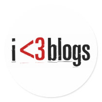 "I <3 Blogs" sticker by backinskinnyjeans "I <3 Blogs" sticker