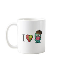 I <3 Brains- Zombies Are Everywhere! mugs