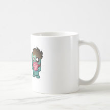 I <3 Brains- Zombies Are Everywhere! Mugs