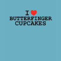 I <3 Butterfinger Cupcakes t-shirts