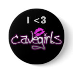 I <3 Cavegirls - Button