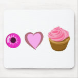 I <3 Cupcakes Mouse Pads