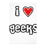 I <3 Geeks Stationery Design I <3 Geeks Stationery Design