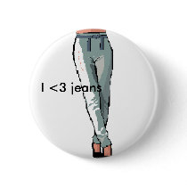 "I <3 jeans" Cute animated buttons by thenewdesigns "I <3 jeans" Cute animated buttons