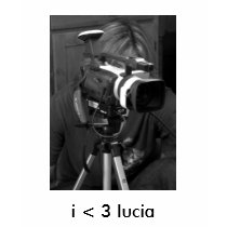 "i < 3 lucia" t-shirt