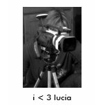 "i < 3 lucia" t-shirt