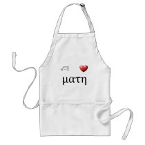 i <3 Math Aprons
