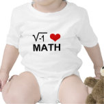 I <3 MATH BABY BODYSUIT