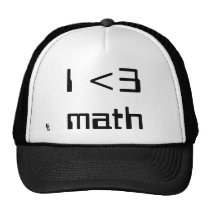 I <3 math hats