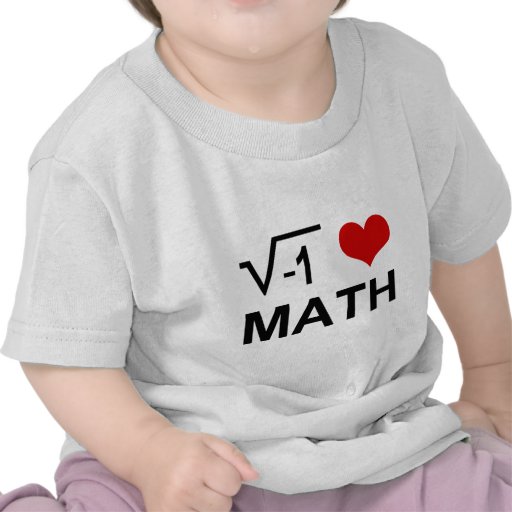 I <3 MATH TEE SHIRTS