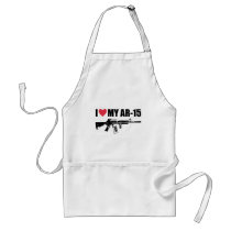 I <3 My AR-15 aprons by libertyoutfitters I <3 My AR-15 aprons