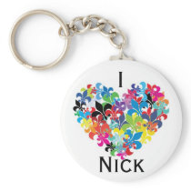 I <3 Nick Key Chain