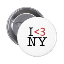 I <3 NY BUTTON