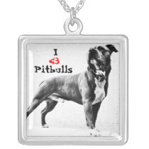 I <3 Pitbulls Necklace necklaces