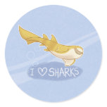 I <3 Sharks: Nurse Shark Stickers