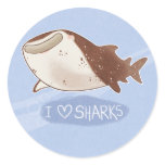 I <3 Sharks: Whale Shark Stickers