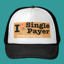 I <3 Single Payer Hat hats
