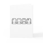 I <3 U GREETING CARD