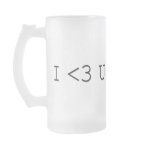 I <3 U Emoticon I Heart You Mug