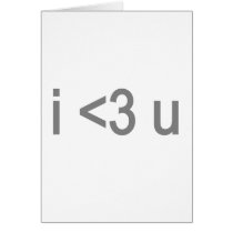 i <3 u cards