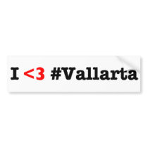 I <3 Vallarta Bumper Sticker bumper stickers