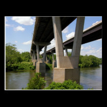 I-78 Passes over Delaware River postcards