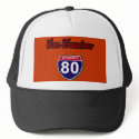 I-80 San Francisco hats by CrazyClara I-80 San Francisco hats