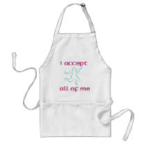 I accept all of me 1 apron