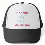 I accept all of me 1 mesh hat